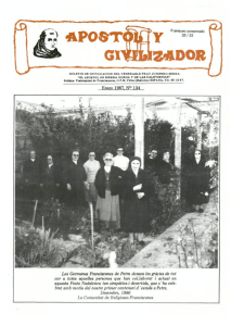 Enero 1987. N° 134 Les Germanes Franciscanes de Petra donam