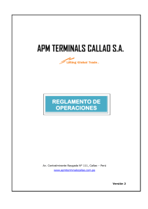 Reglamento de Operaciones de APM Terminals Callao