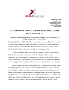Xceed Financial Promotes Shams and Gascon
