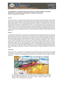 Syn-sedimentary extensional tectonics in the River Tuy Basin