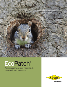 EcoPatch - Colas Solutions