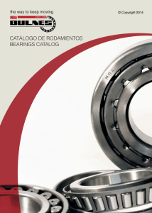 catálogo de rodamientos bearings catalog