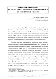 FELIPE GONZÁLEZ VICÉN - I Congreso de filosofía del derecho