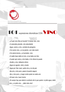 101 expresiones idiomáticas con VINO