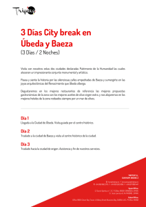 3 Días City break en Úbeda y Baeza