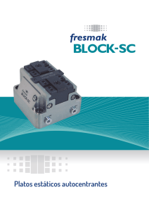 fresmak BLOCK-SC Platos estáticos autocentrantes
