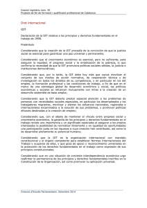 Dret internacional OIT - Parlament de Catalunya