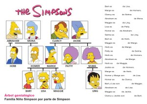 Simpsons Árbol genialogico
