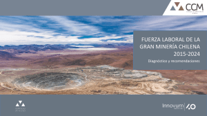 Estudio Fuerza Laboral de la Gran Minería Chilena 2015-2024