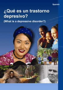 ¿Qué es un trastorno depresivo?