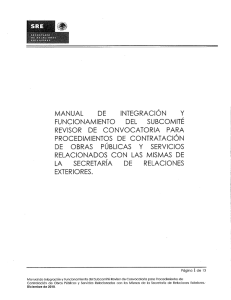 Manual de Integración y Funcionamiento del Subcomité Revisor de