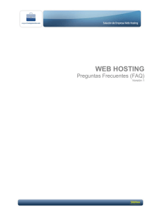 Solución de Problemas Web Hosting