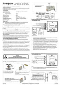 installation instructions for tc810e1032 output module