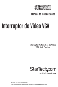 Interruptor de Video VGA