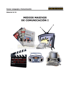 MEDIOS MASIVOS DE COMUNICACIÓN I
