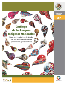 Catálogo de las Lenguas Indígenas Nacionales - Site