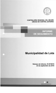 Municipalidad de Lota - Contraloría General de la República