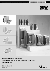 MOVIDRIVE® MDX61B interface de bus de campo - SEW