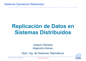 Replicación en sistemas distribuidos