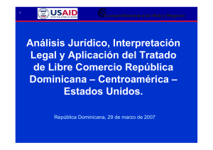 Análisis Jurídico, Interpretación Legal y Aplicación del Tratado de