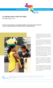 Nicaragua La pobreza tiene cara de mujer Impresión
