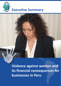 Violence against women and its financial consequences for