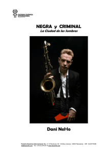 NEGRA y CRIMINAL La Ciudad de las Sombras Dani Nel·lo