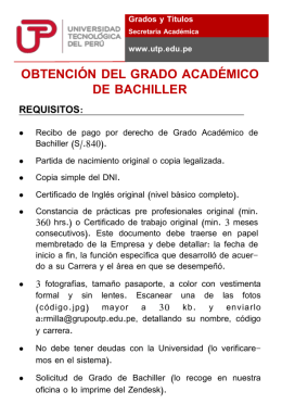 Modelo De Autorización Para Recoger El Título De BACHILLER