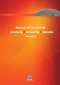 Manual del usuario de Inventario Nacional de Vivienda V4