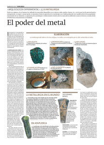 La metalurgia - Diario de Atapuerca