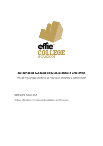 CONCURSO DE CASOS DE COMUNICACIONES DE