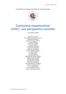 Carcinoma hepatocelular (CHC): una perspectiva mundial