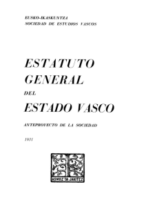Estatuto general del Estado Vasco pdf-an
