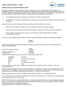 HPMS: 2015 Part C Star Rating Template