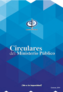 circulares del ministerio público i. jurídicas