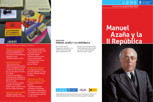 Manuel Azaña y la II República