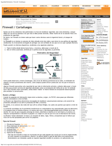 Seguridad Informatica / Firewall / Cortafuegos