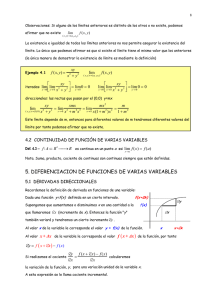 5. DIFERENCIACION DE FUNCIONES DE VARIAS VARIABLES