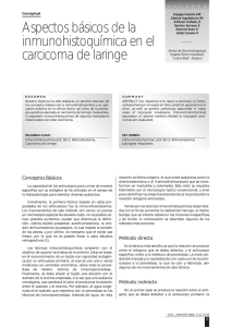 Aspectos básicos de la inmunohistoquímica en el carcicoma de