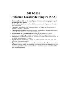 2015-2016 Uniforme Escolar de Empire (SSA)
