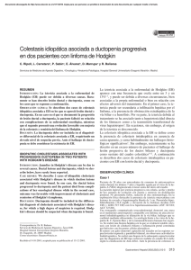 Colestasis idiopática asociada a ductopenia progresiva en dos