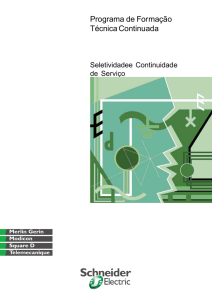 Seletividade - Schneider Electric