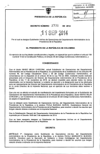 decreto 1731 del 11 de septiembre de 2014