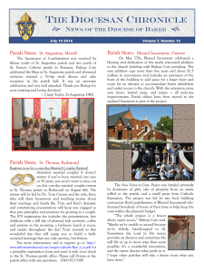 The DIOCESAN Chronicle