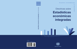 Directrices sobre estadísticas económicas integradas