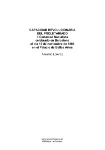 CAPACIDAD REVOLUCIONARIA DEL PROLETARIADO II
