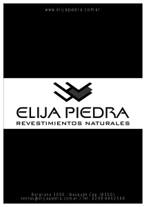 Catalogo Elija Piedra