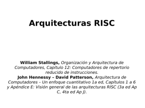 Arquitecturas RISC