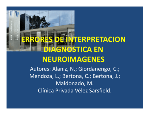 Errores de interpretación diagnóstica en neuroimágenes