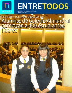 Alumnas de Colegio Almendral convocan a 400